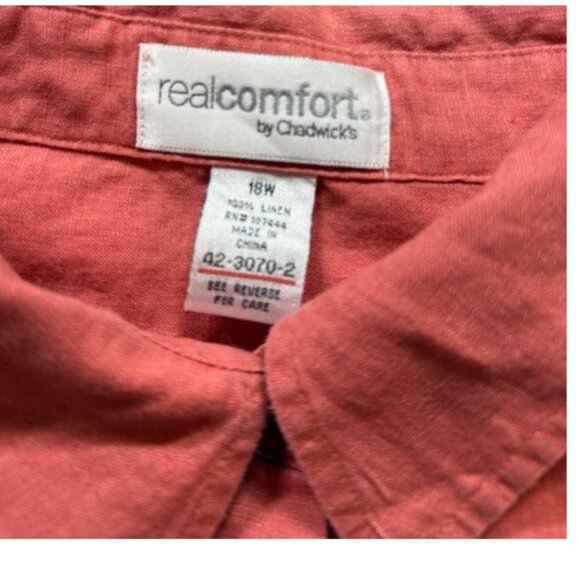 Chadwick’s Linen Shirt 18W – Relaxed & Chic - Picture 4 of 6